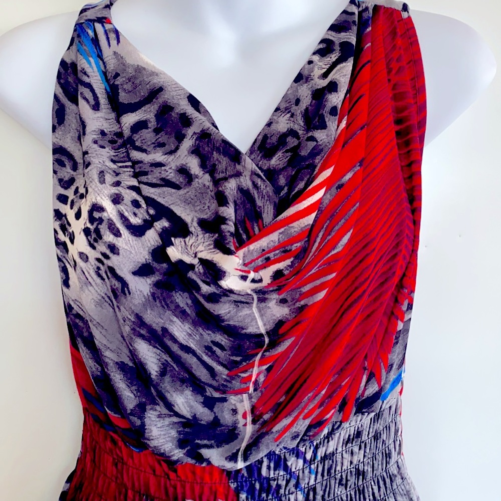 ACE FASHION LONG BACK LEOPARD PRINT DRESS - Picture 3 of 7